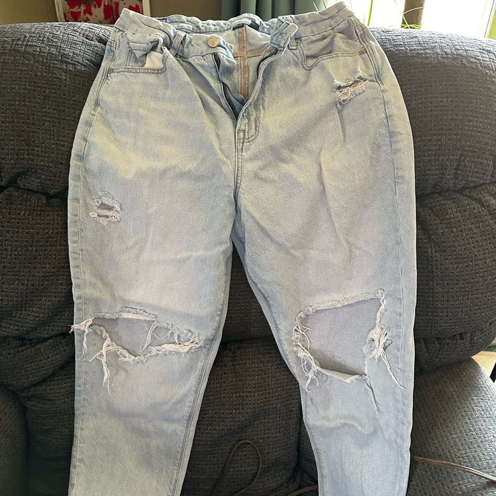 American Eagle Outfitters Light Blue Denim Shorts